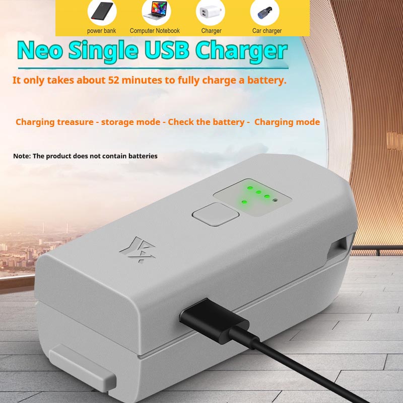 Drone Battery Balance Charger - شاحن بطارية USB ثنائي الاتجاه لطائرة