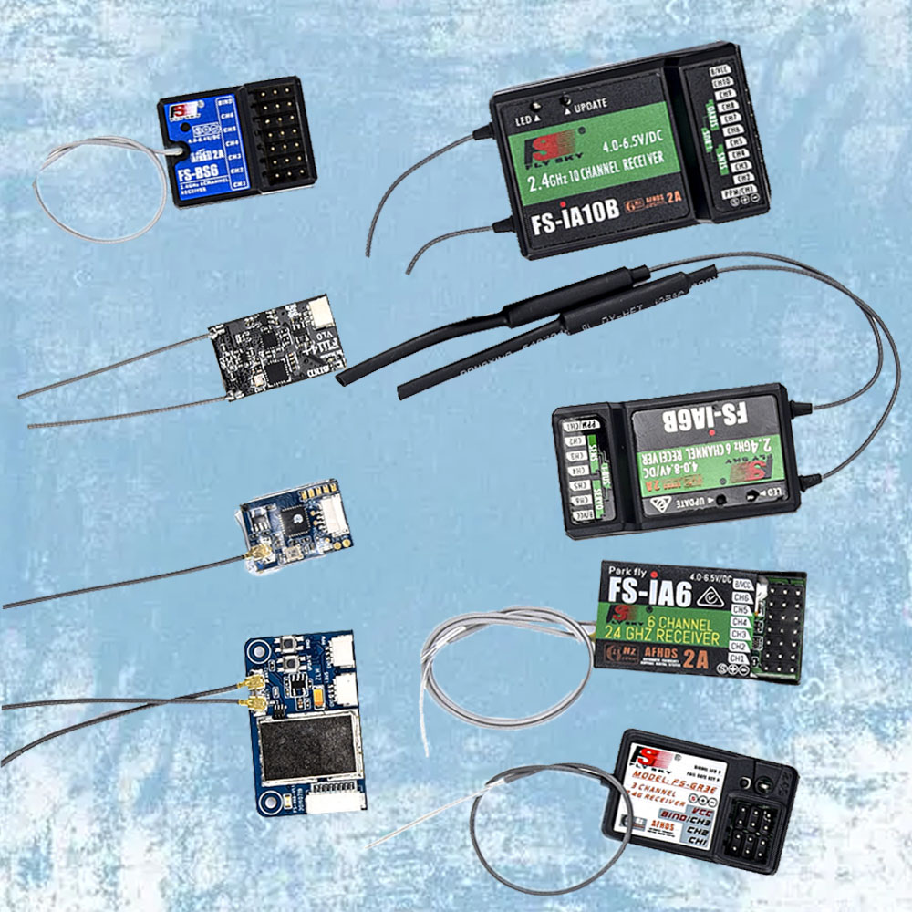 Drone Battery Lipo - جهاز استقبال Flysky RC طراز FS-IA6