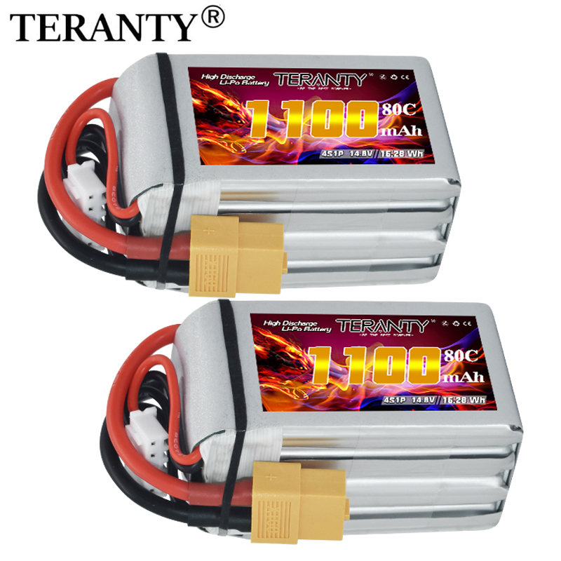 Drone Battery Plate - بطارية ليثيوم بوليمر TERANTY 4S 1100mAh