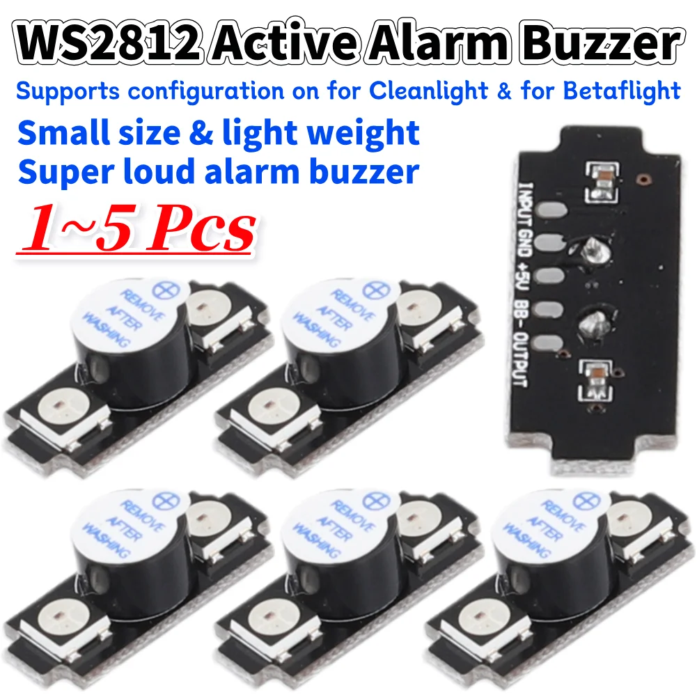 Drone Battery Alarm - WS2812 طنان إنذار نشط ملون RGB