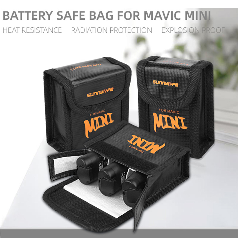 Drone Battery Bag - حقيبة بطارية آمنة ل DJI MINI
