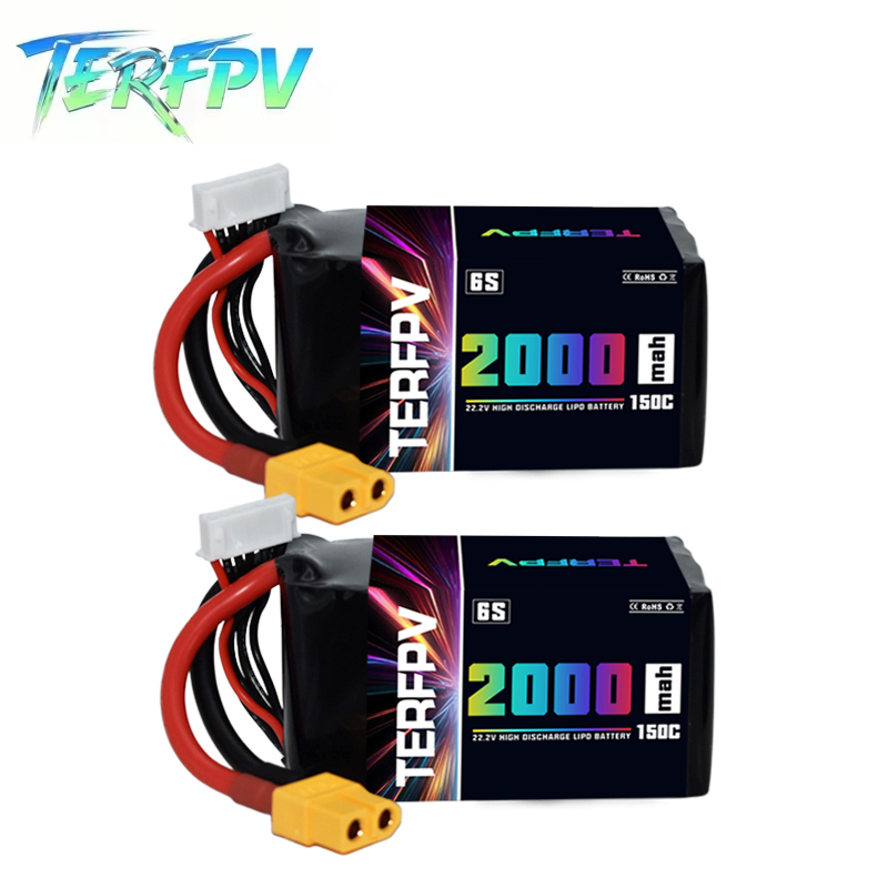 Drone Battery 6S - TERFPV 6S 22.2 فولت 2000 مللي