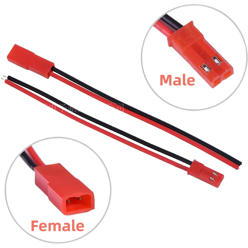 Drone Battery Connector - 20 قطعة 10 أزواج JST 2P