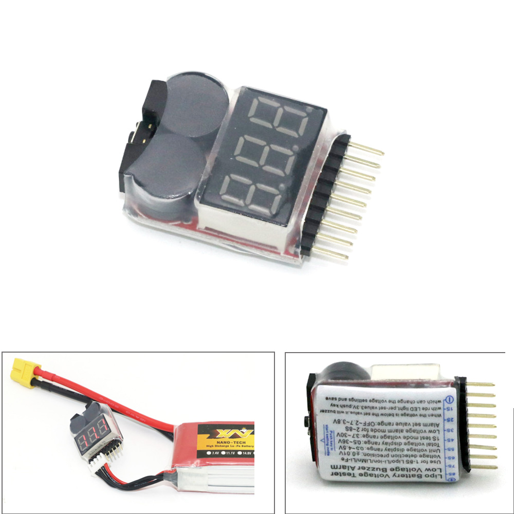 Drone Battery Alarm - يبو بطارية جهاز قياس الجهد الكهربائي