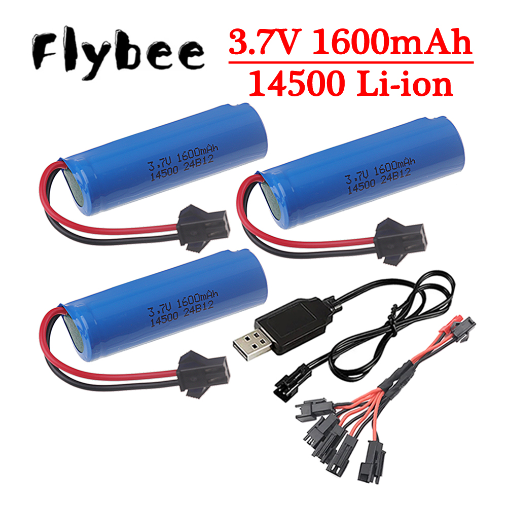 Drone Battery Li-Ion - الأصلي 3.7 فولت 14500 1600 مللي