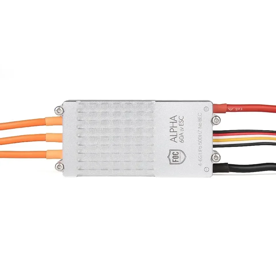 T-Motor ALPHA 60A 6S FOC ESC - - مراجعة Drone Battery High Voltage وسعره