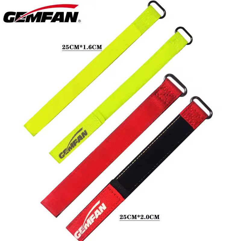 2 قطعة Gemfan عالية القوة المض - مراجعة Drone Battery Strap وسعره