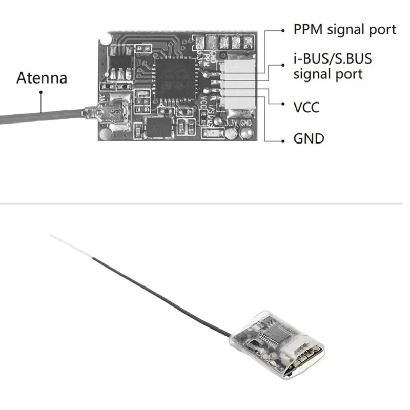 جهاز استقبال فلاي سكاي FS-8A ص - مراجعة Drone Battery Plate وسعره