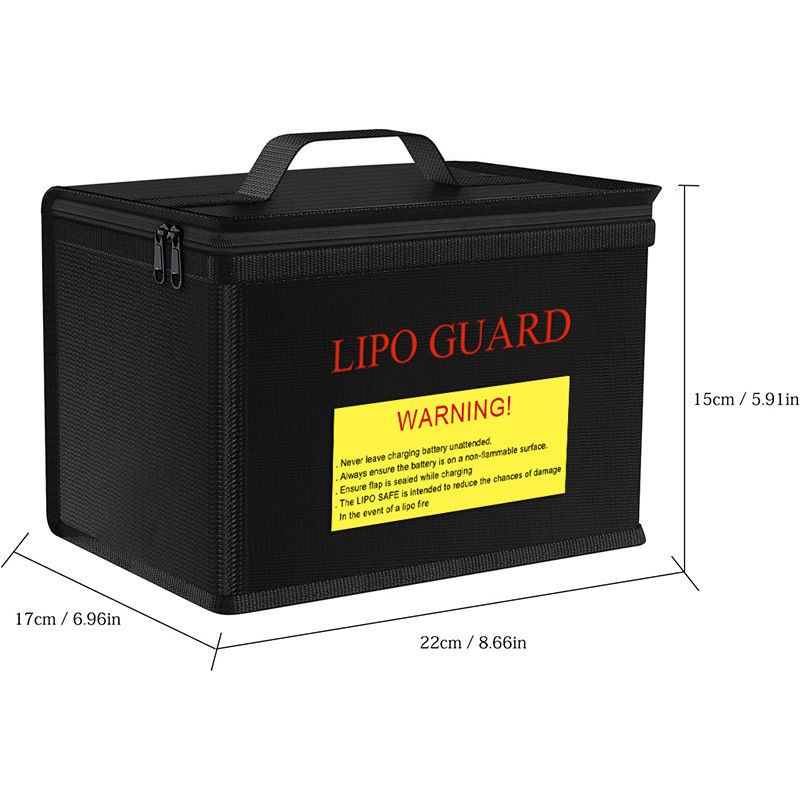 حقيبة ليبو جارد الآمنة المقاوم - مراجعة Drone Battery Bag وسعره