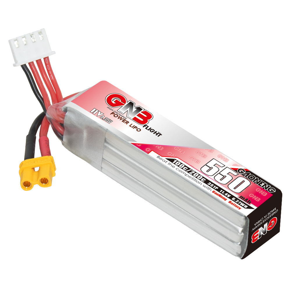GNB HV 11.4 فولت 550 مللي أمبي - مراجعة Drone Battery Lipo وسعره