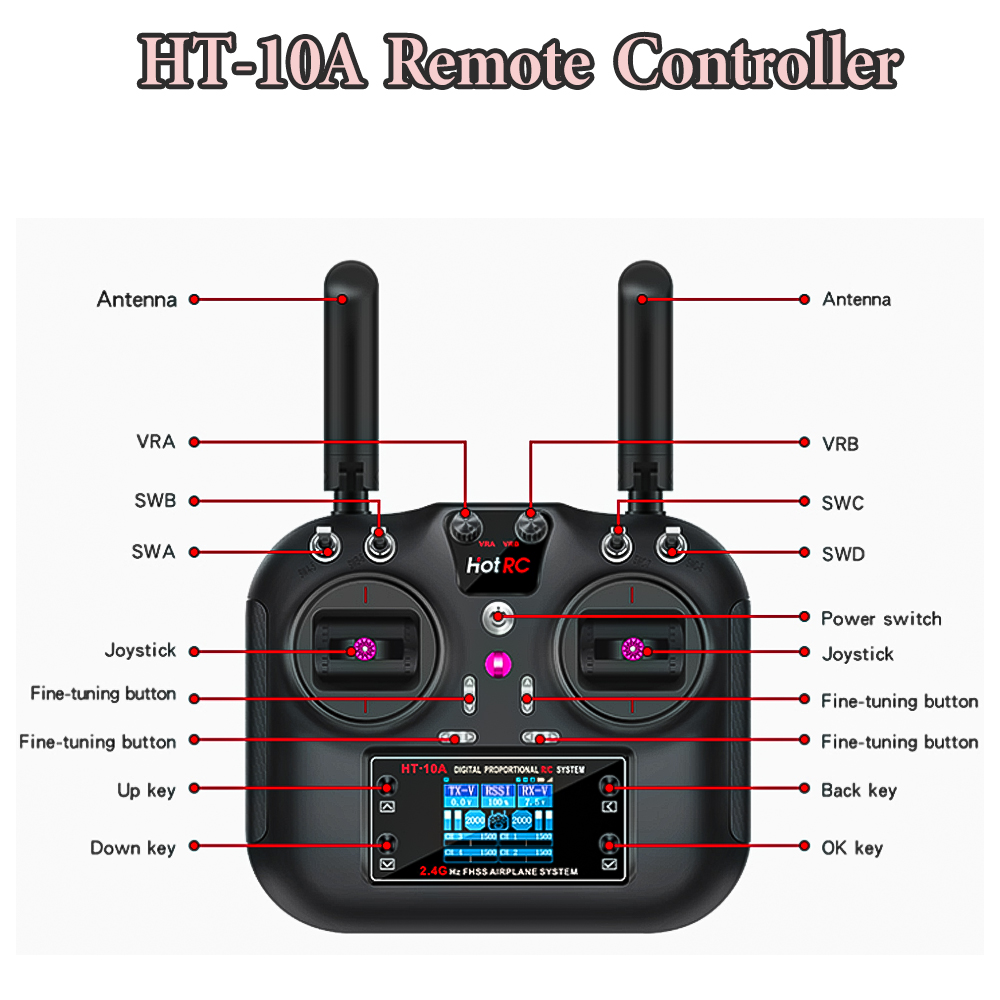 Hotrc الساخن rc HT-10A HT10A 2 - مراجعة Drone Battery Connector وسعره