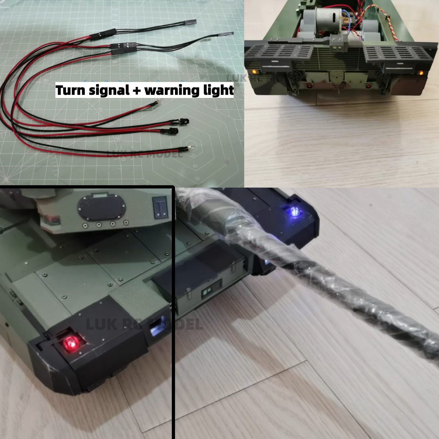 إضاءة خلفية محسنة لدبابة HL Le - مراجعة Drone Battery Alarm وسعره