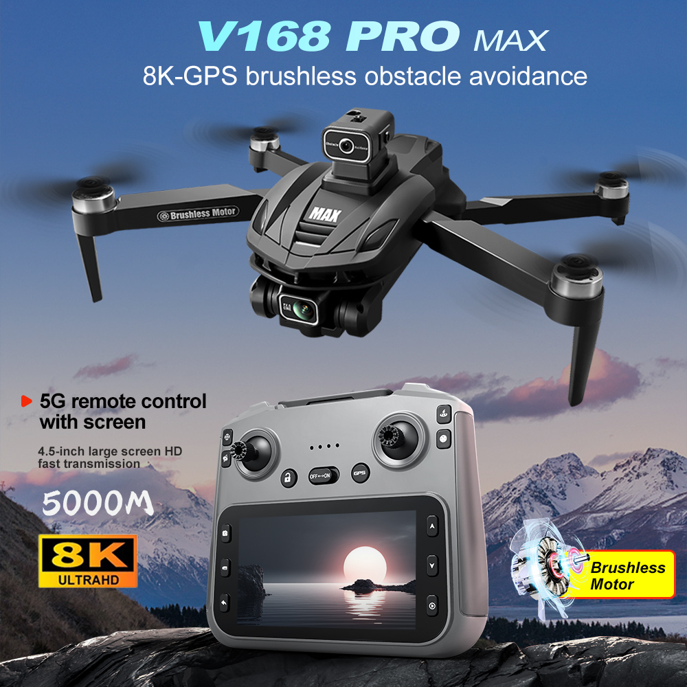 V168 PRO Max GPS Drone 8K Prof - مراجعة Drone Battery Box وسعره