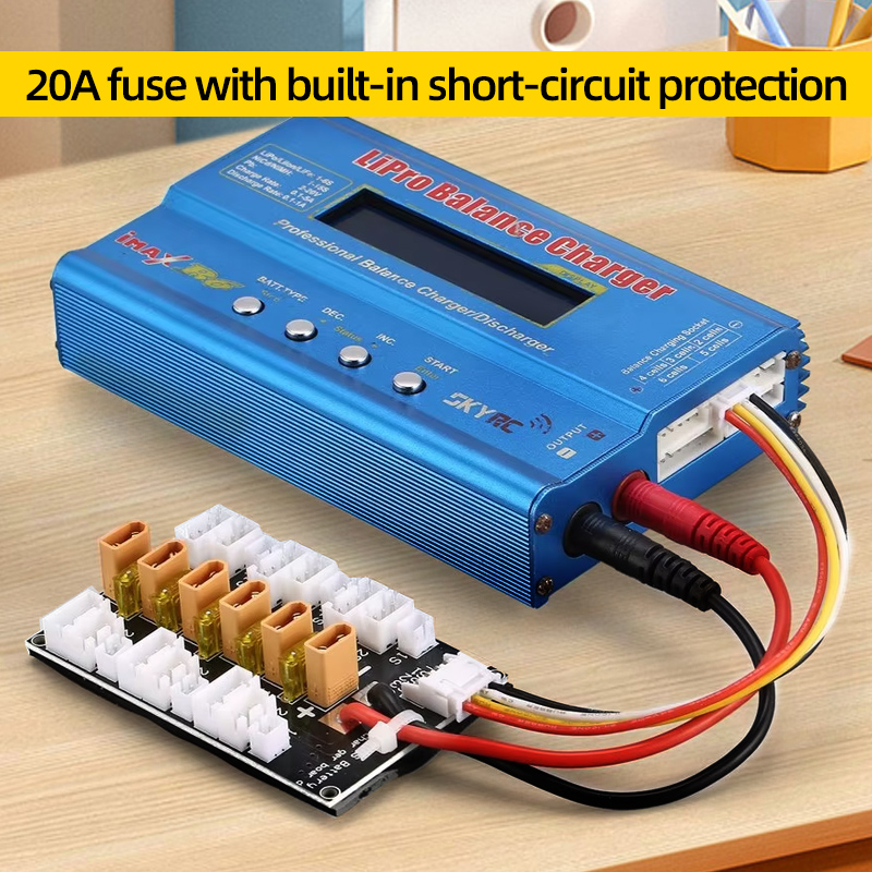 XT30 XT60 يبو بطارية شحن متواز - مراجعة Drone Battery Parallel Board وسعره