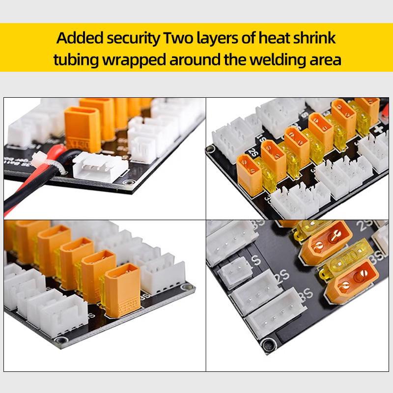 XT30 XT60 يبو بطارية شحن متواز - مراجعة Drone Battery Parallel Board وسعره