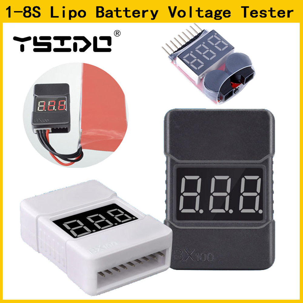 1-8S يبو بطارية جهاز قياس الجه - مراجعة Drone Battery Voltage Checker وسعره