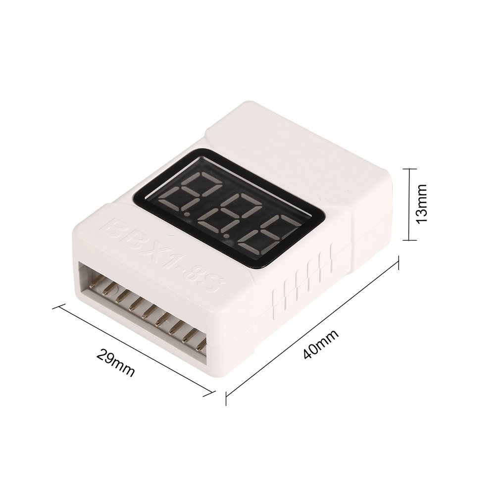 1-8S يبو بطارية جهاز قياس الجه - مراجعة Drone Battery Voltage Checker وسعره