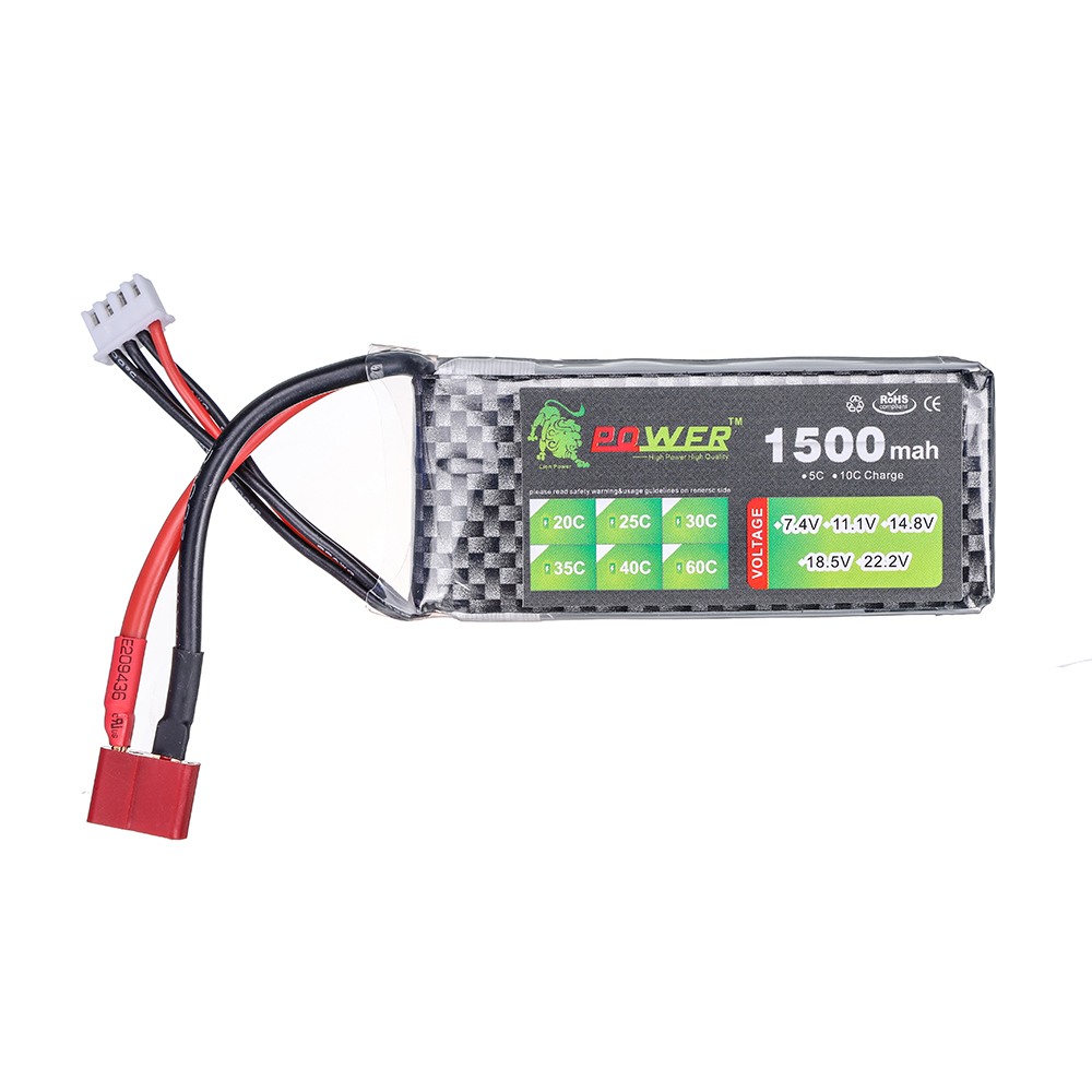 عالية الأداء 40C-60C 3S يبو بط - مراجعة Drone Battery 3S وسعره