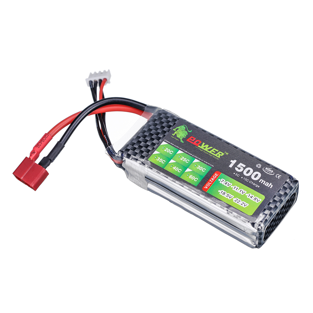 عالية الأداء 40C-60C 3S يبو بط - مراجعة Drone Battery 3S وسعره