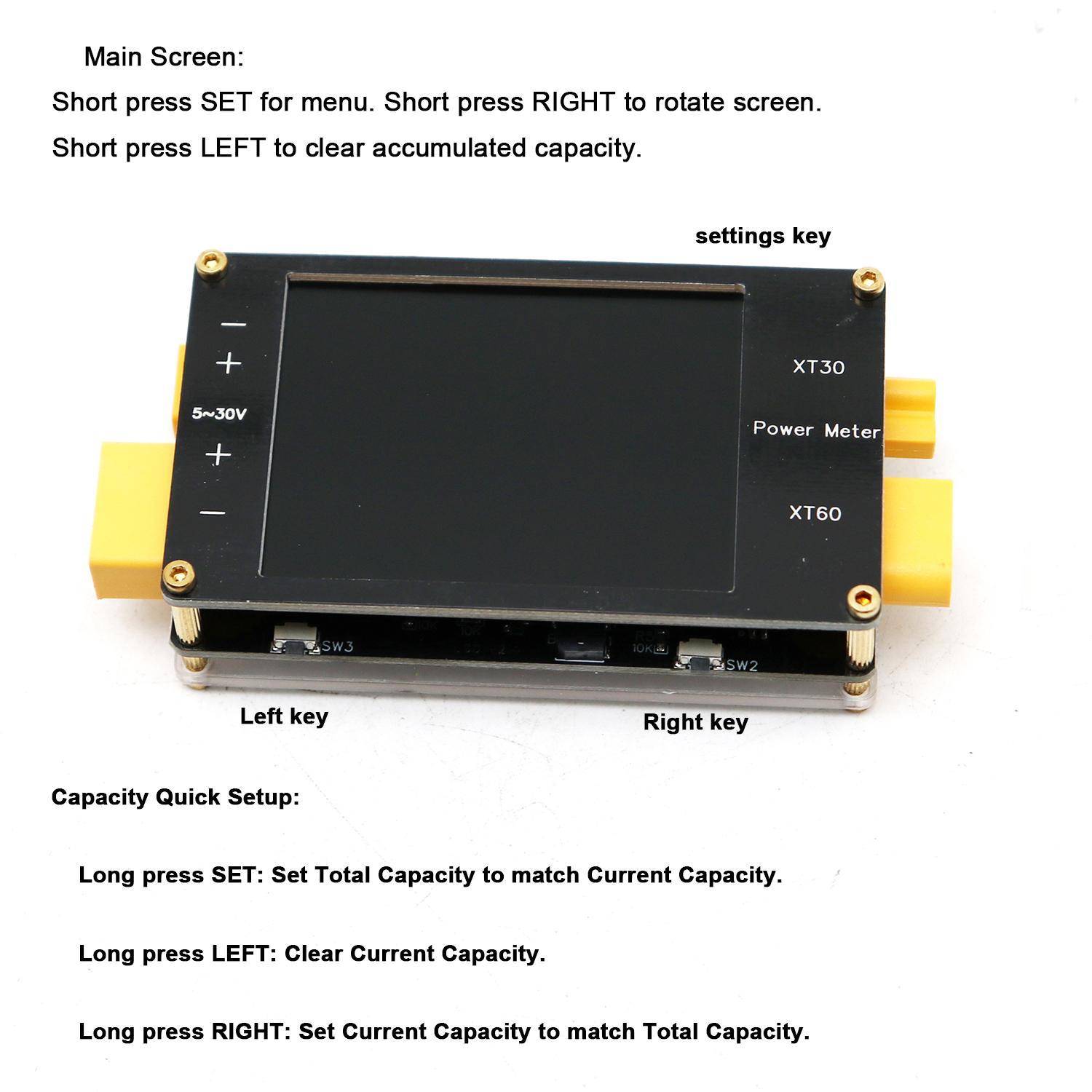 شاشة عرض 2.4 بوصة لقياس الطاقة - مراجعة Drone Battery Voltage Checker وسعره