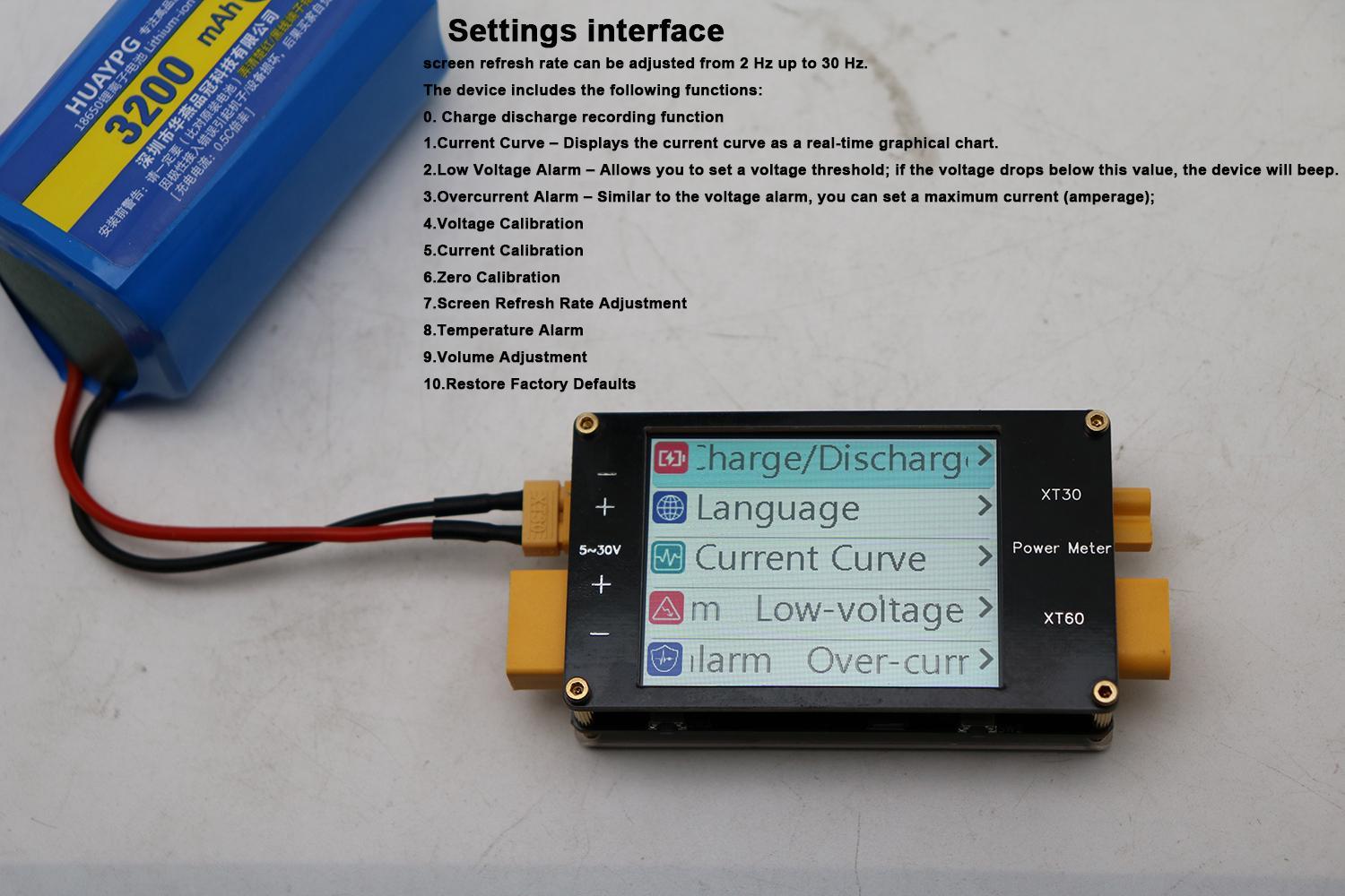 شاشة عرض 2.4 بوصة لقياس الطاقة - مراجعة Drone Battery Voltage Checker وسعره
