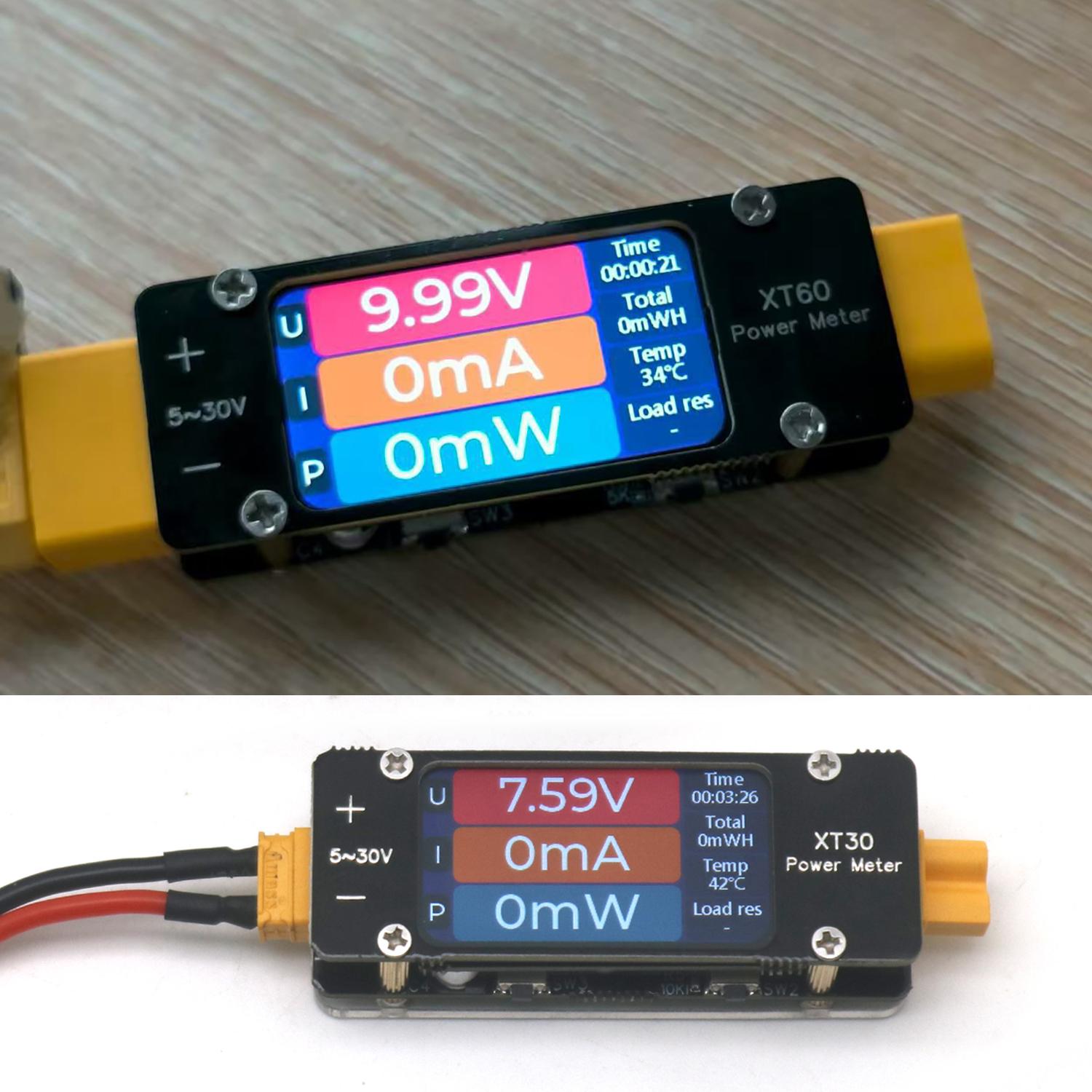 2mA-64A تيار مستمر XT60 مقياس  - مراجعة Drone Battery Voltage Checker وسعره