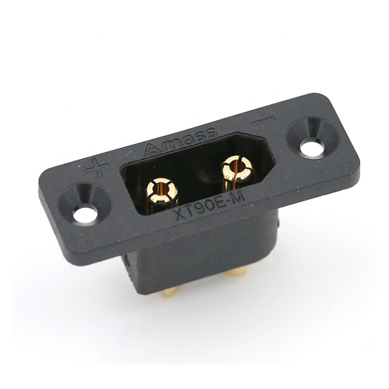 30PCSAmass الأسود XT90E-M لوحة - مراجعة Drone Battery Connector وسعره