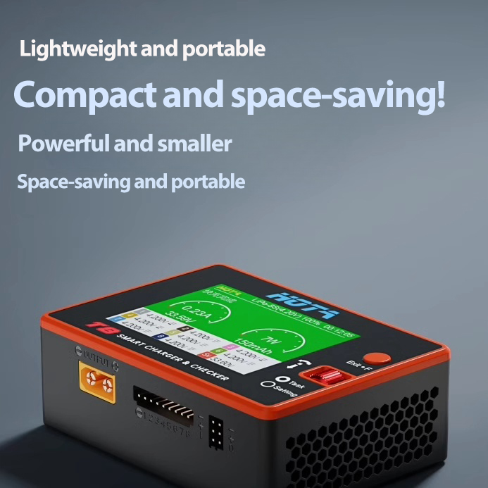 شاحن ذكي HOTA T8 لبطاريات اللي - مراجعة Drone Battery Smart وسعره
