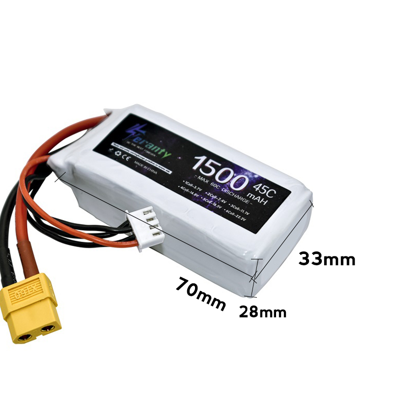 بطارية ليثيوم بوليمر TERANTY 3 - مراجعة Drone Battery Li-Ion وسعره
