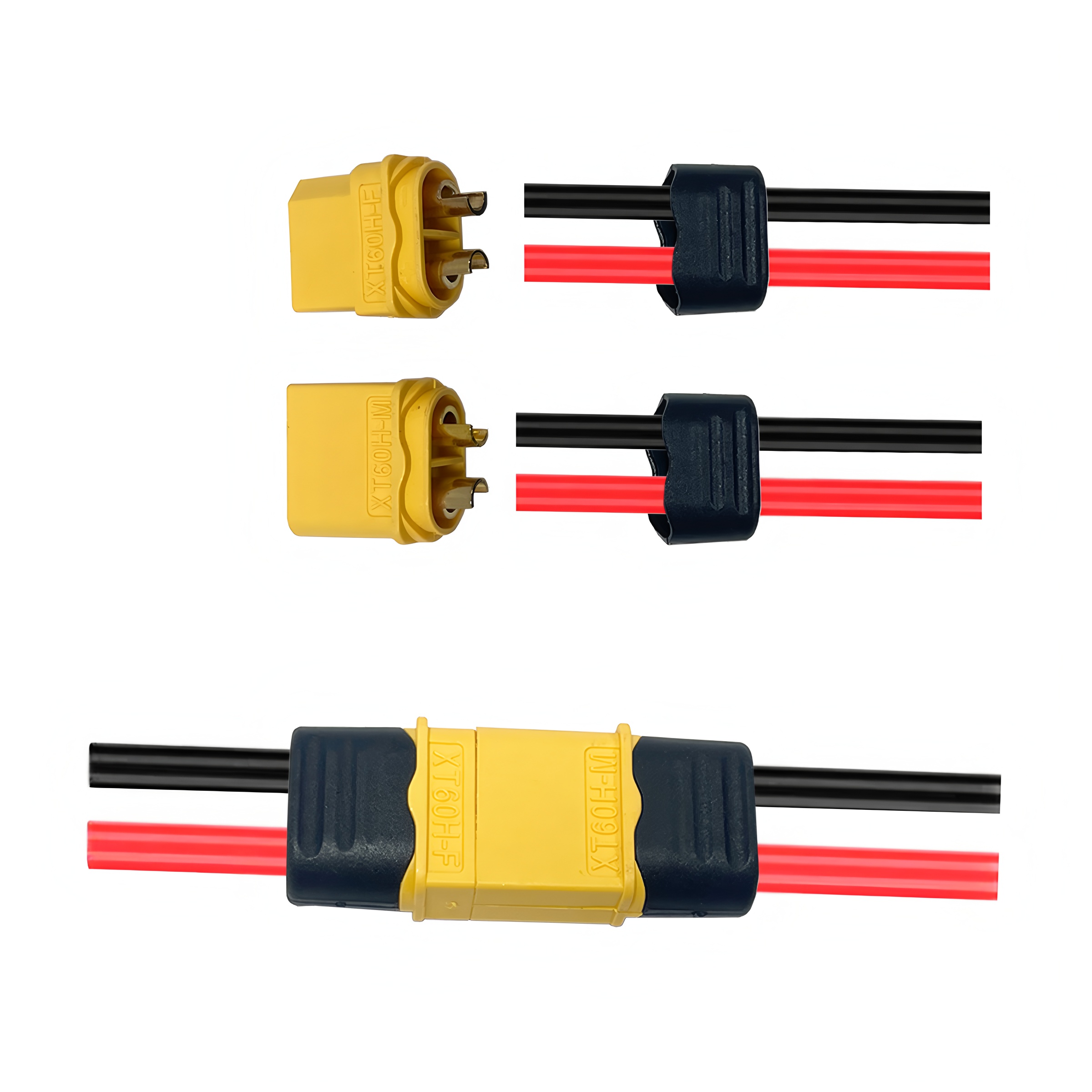 10/20 زوج من موصلات XT60H مع غ - مراجعة Drone Battery Connector وسعره