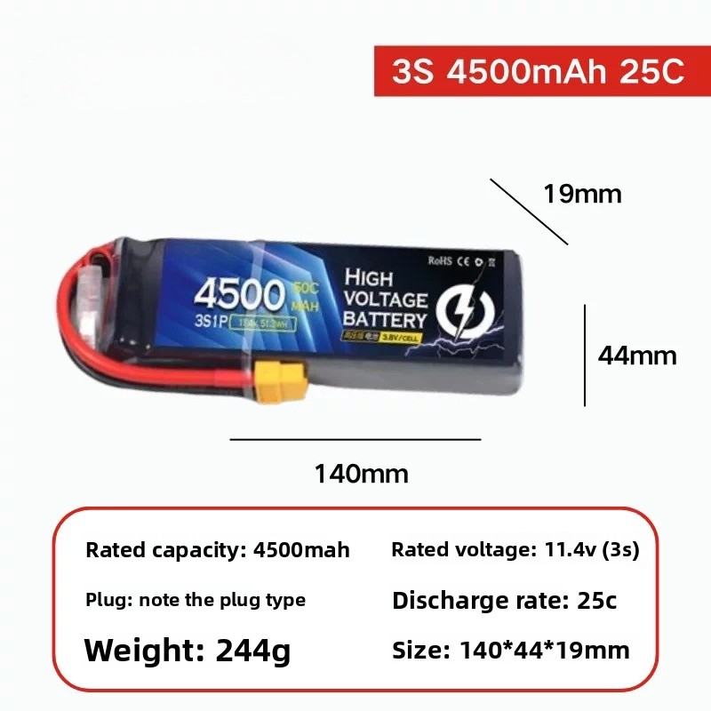 بطارية ليثيوم عالية الكثافة 25 - مراجعة Drone Battery High Voltage وسعره