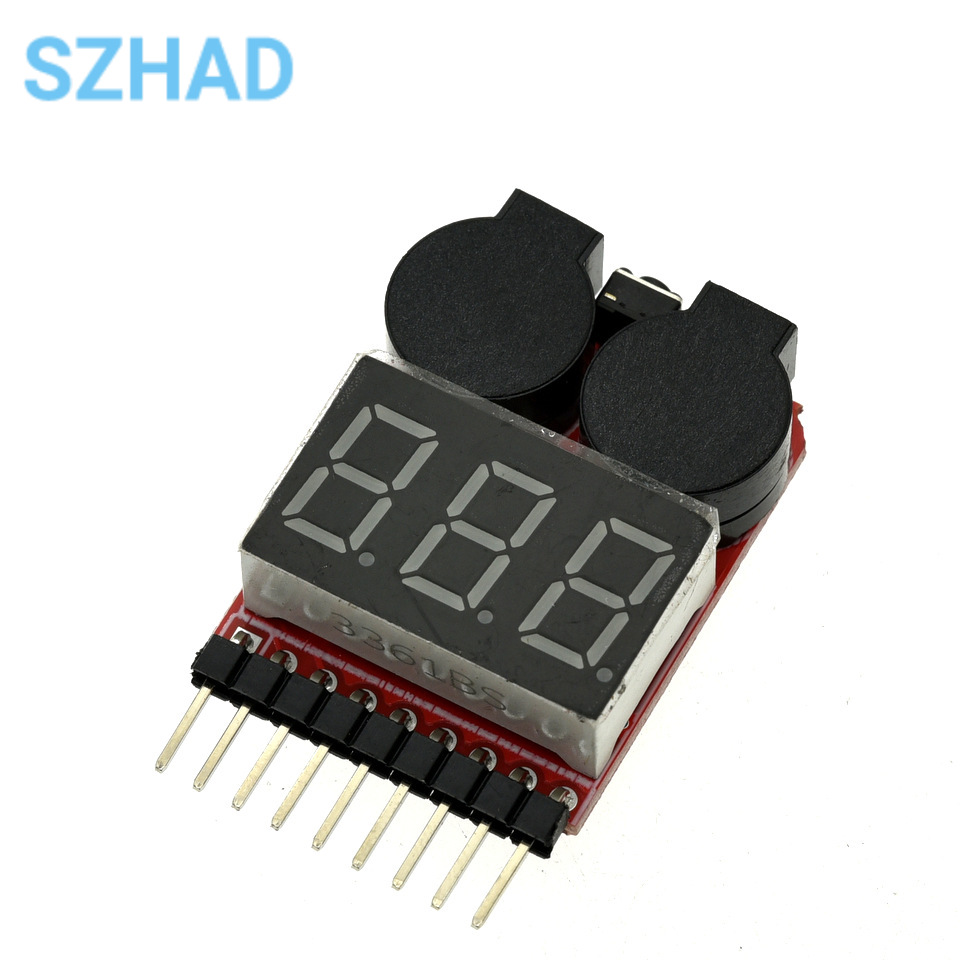 جهاز اختبار فحص جهد بطارية ليث - مراجعة Drone Battery Voltage Checker وسعره