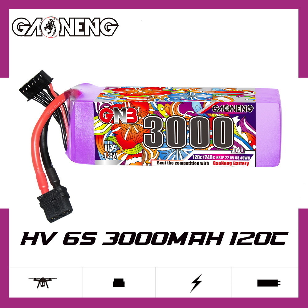 GNB يبو بطارية 6S 22.8 فولت 30 - مراجعة Drone Battery Connector وسعره
