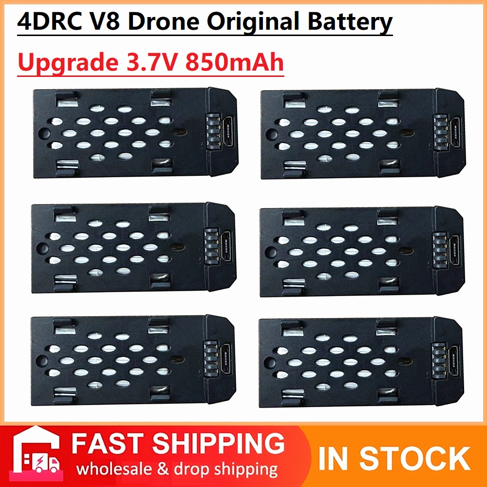 4DRC V8 الطائرة بدون طيار البط - مراجعة Drone Battery Lipo وسعره