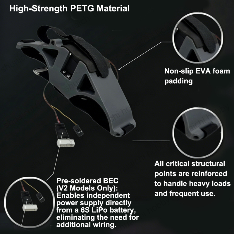 قطعة واحدة من نظام إطلاق الحمو - مراجعة Drone Battery Strap وسعره