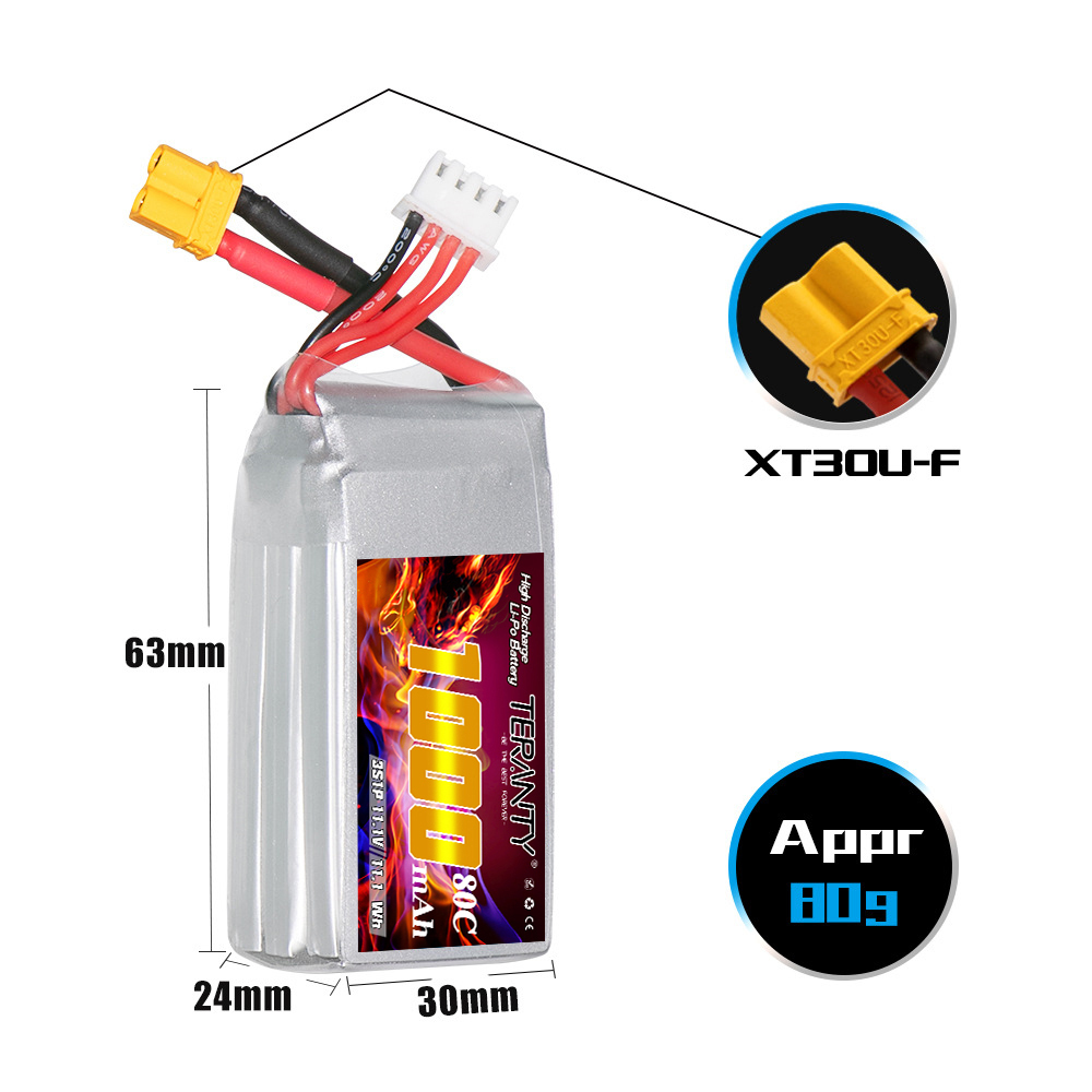 بطارية ليثيوم بوليمر TERANTY 3 - مراجعة Drone Battery 3S وسعره