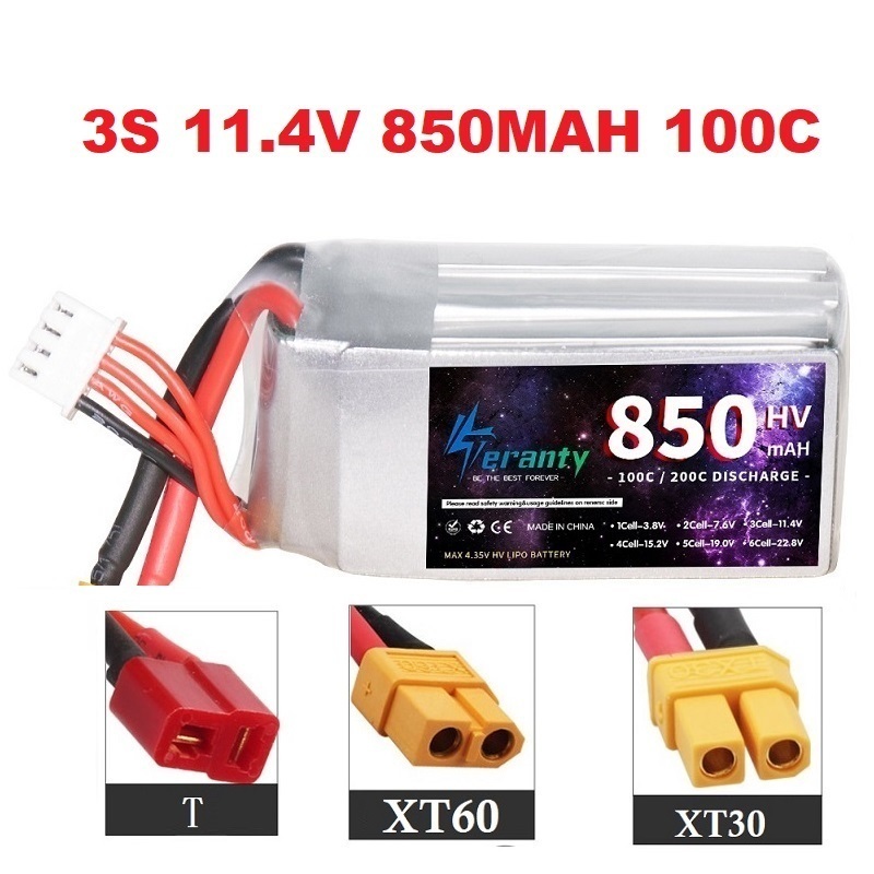1/2/3 قطعة TERANTY 3S 11.4 فول - مراجعة Drone Battery Connector وسعره